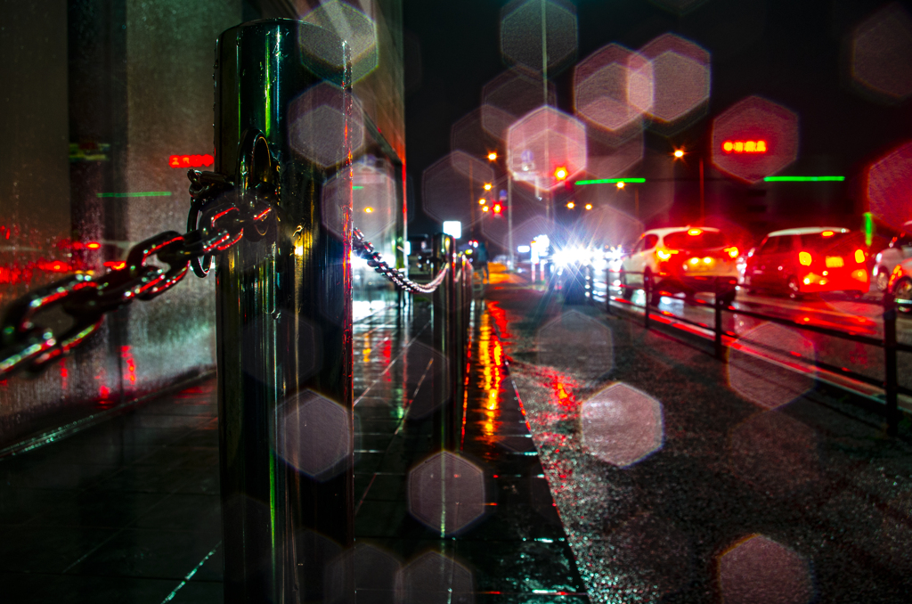 雨の夜