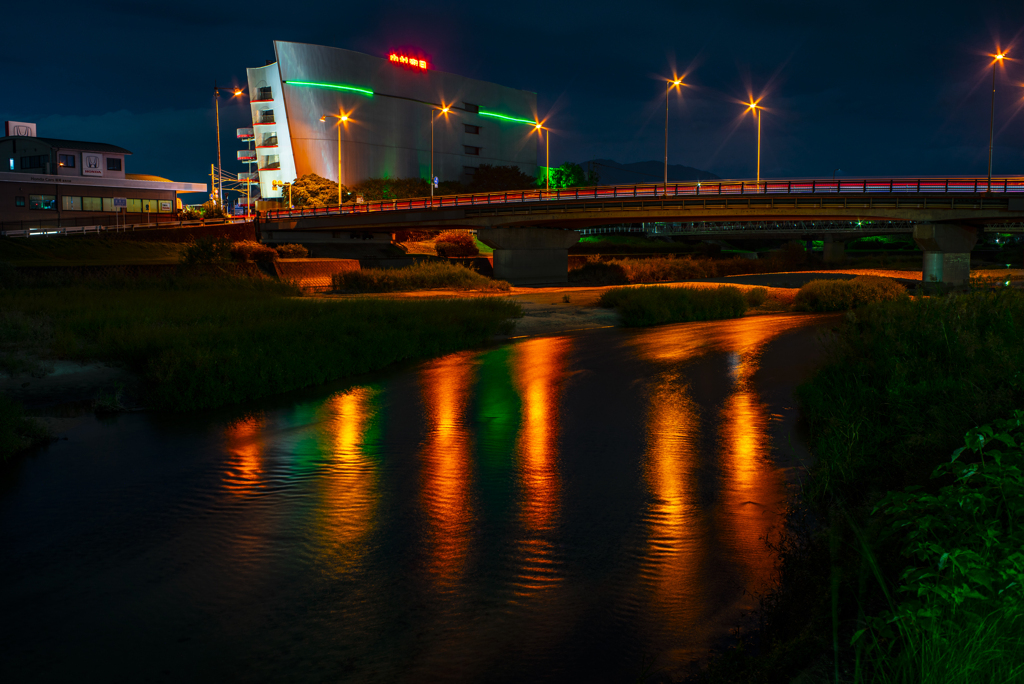 いつもの川と橋