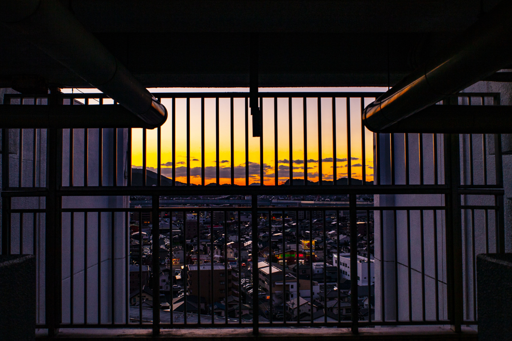 夕方