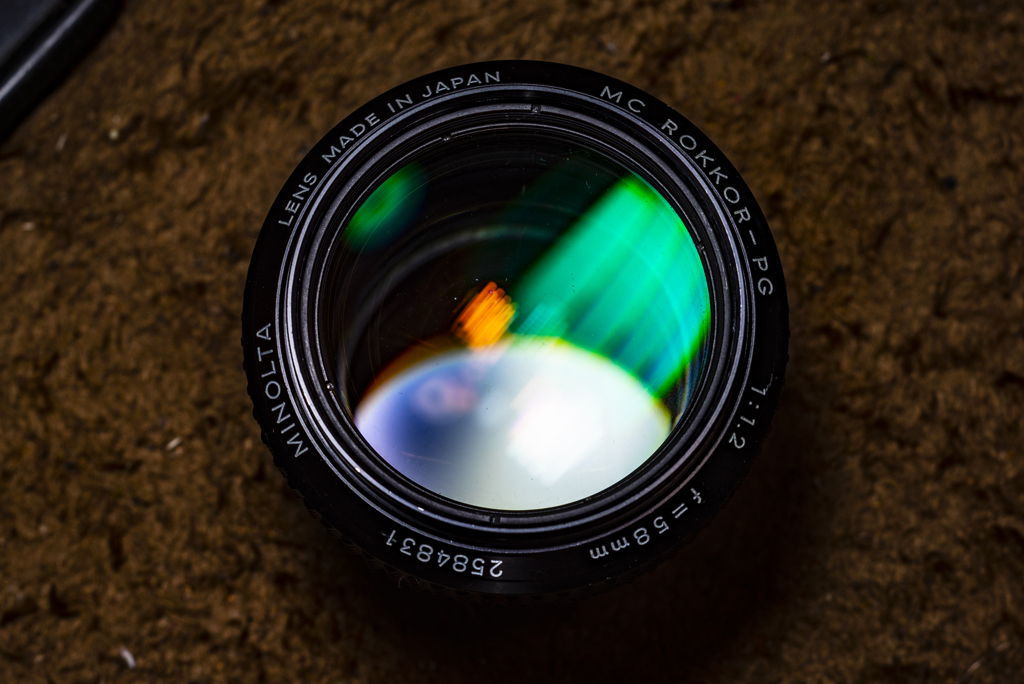 MINOLTA MC ROKKOR-PG 1:1.2 f=58mm