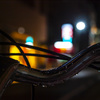 自転車にも雨