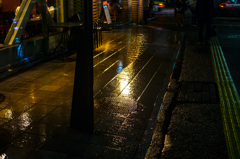 スタバ　雨
