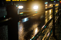 雨　道路