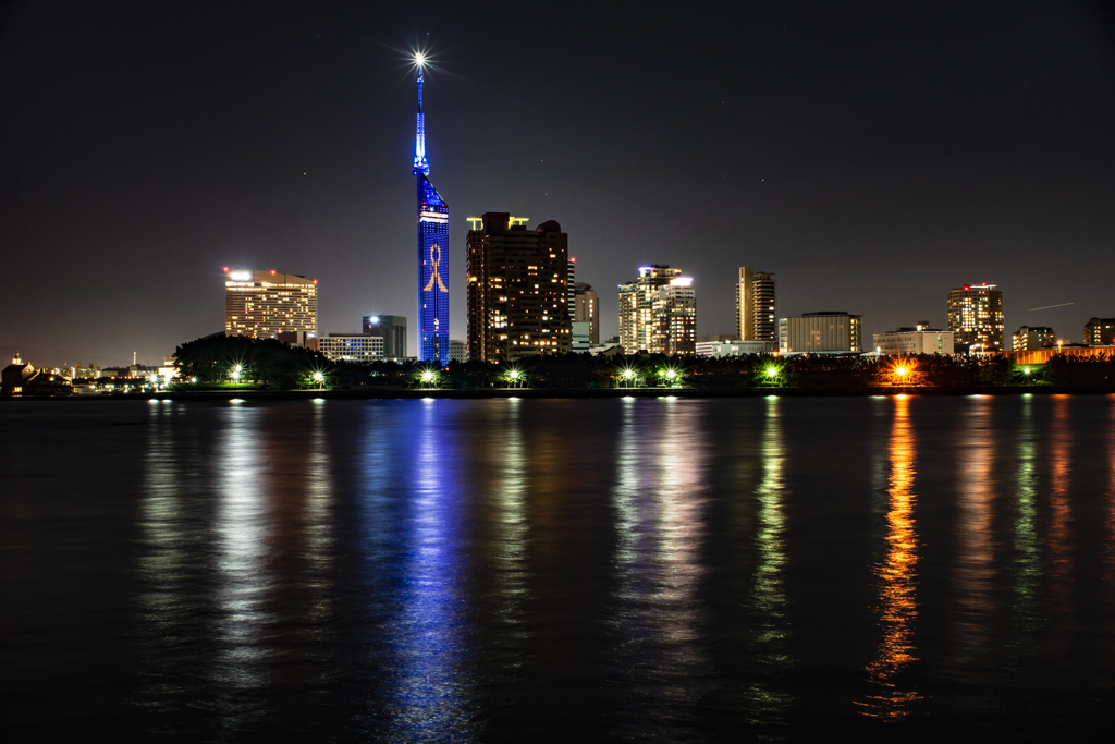 室見川河口付近