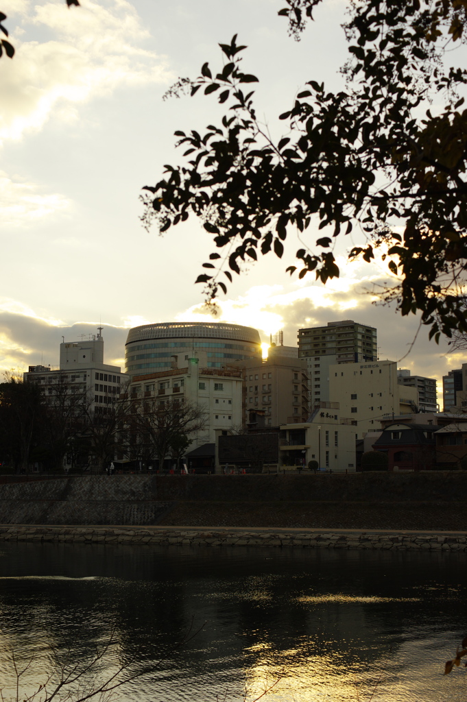丸ビル　夕景
