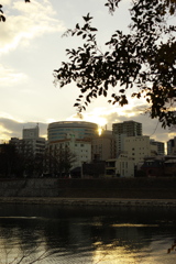 丸ビル　夕景