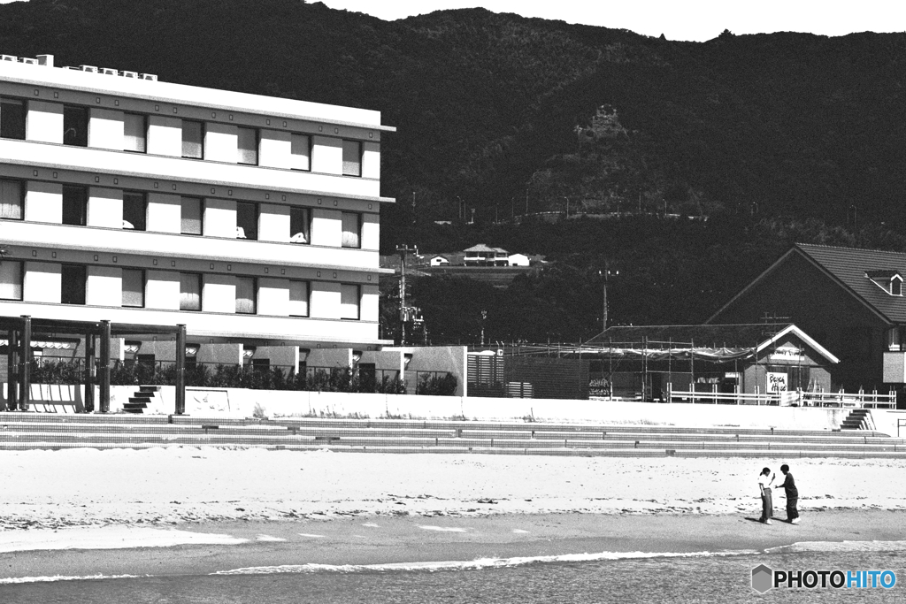 リゾートの朝