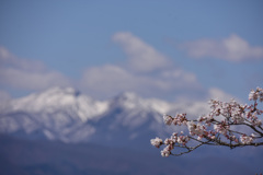 連峰を望む！