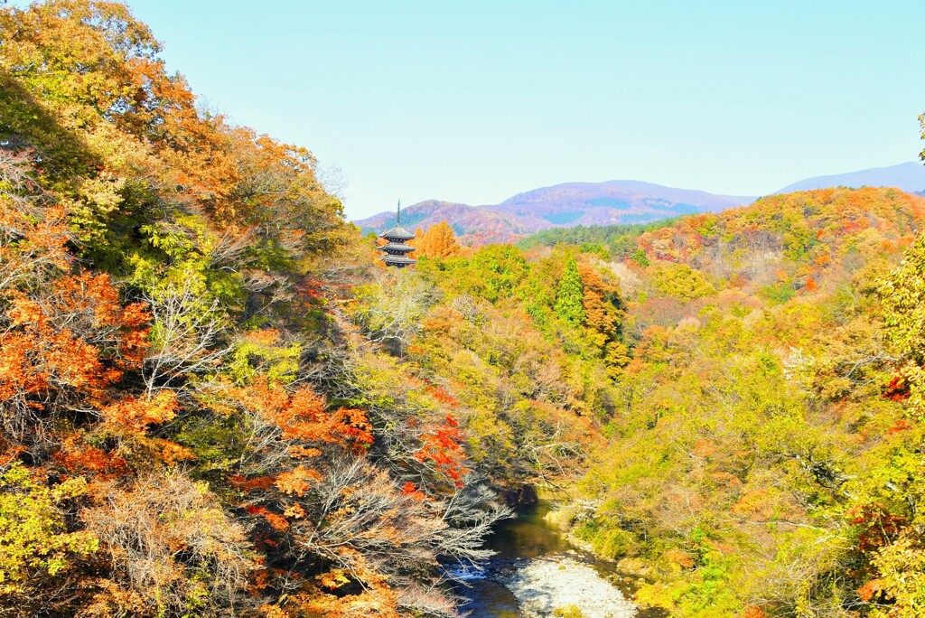 塔の見える風景