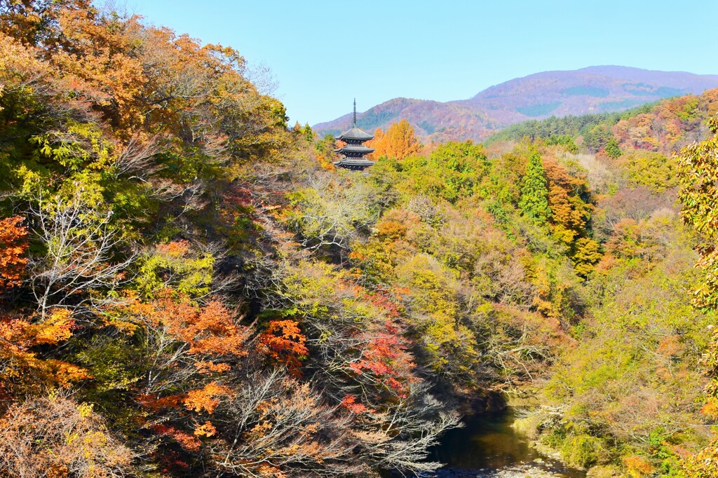 塔の見える風景