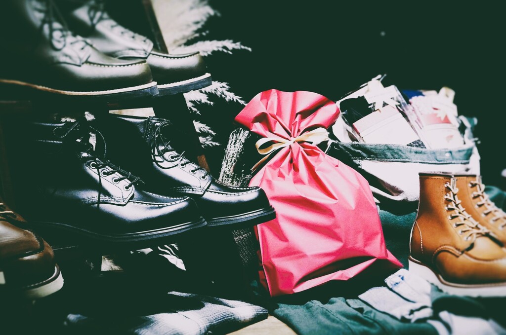 赤いラッピング