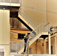 作業中