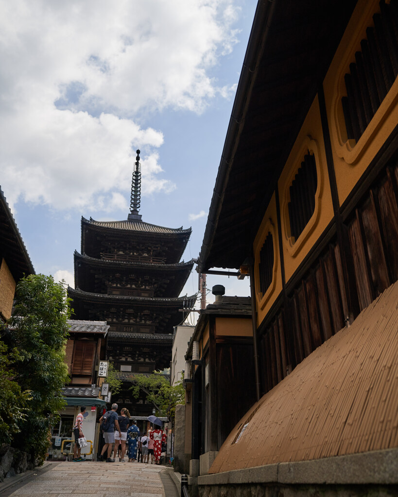 二年前の八坂の塔。