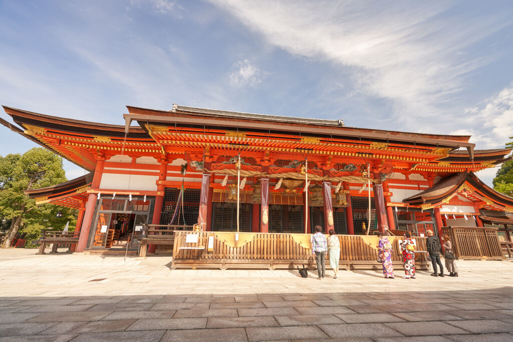 八坂神社の御本殿。