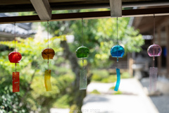 お寺の風鈴。