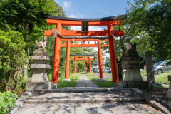 竹中稲荷神社の鳥居。