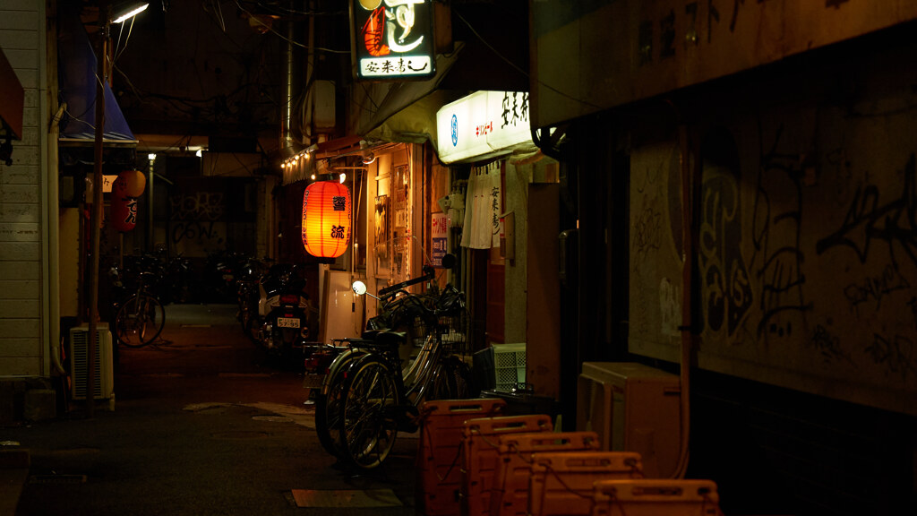 夜の広島散歩。