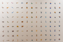 フィギュアミュージアムの壁。