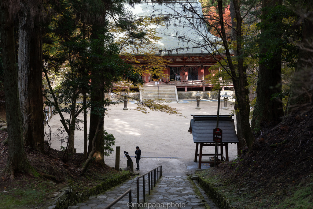 延暦寺の秋、釈迦堂。