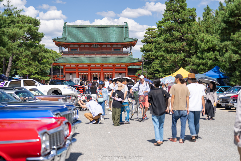 岡崎公園の日曜日風景。