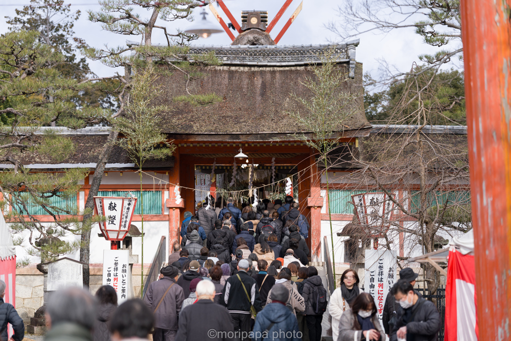 節分祭の賑わい。