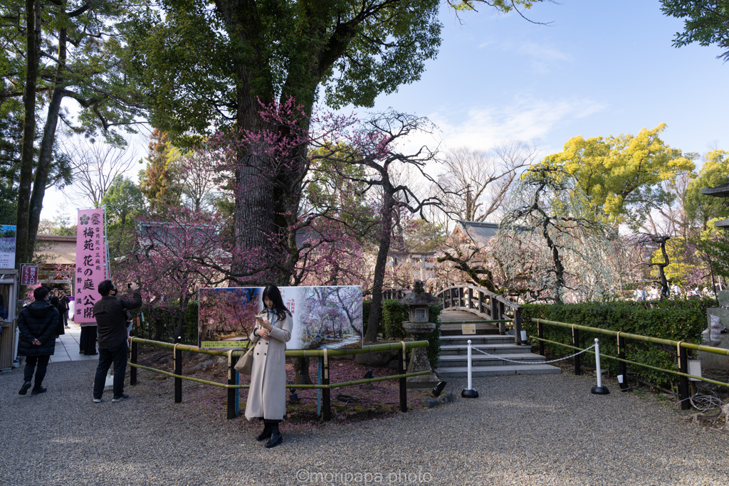 天満宮梅園。