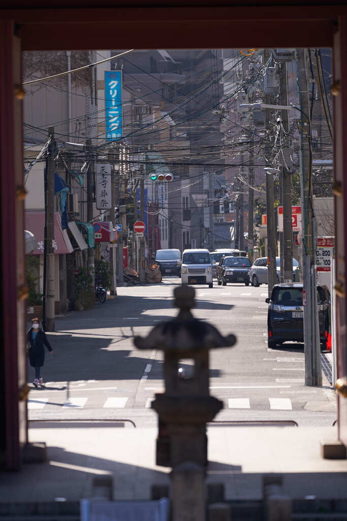 四天王寺南大門の風景です。