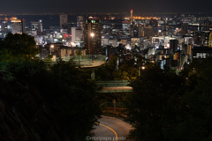 神戸夜景。