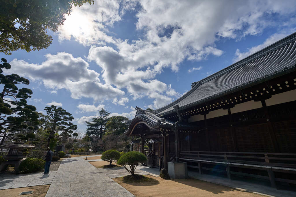須磨寺、先週も今週も雨でした。