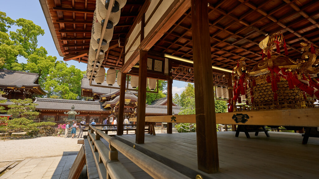 今宮神社の神輿。