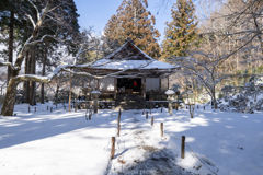 三千院の冬。
