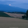 上富良野の満月。