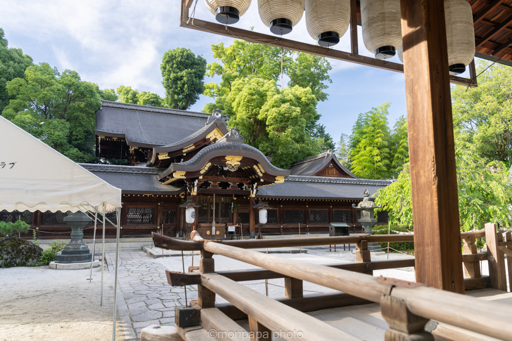梅雨の今宮神社。