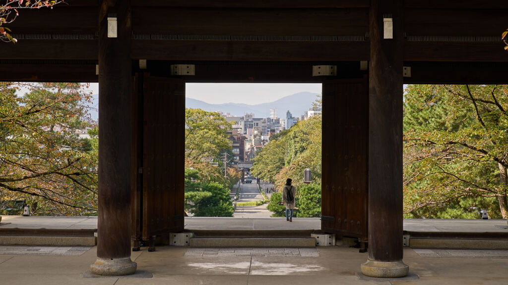 知恩院三門。