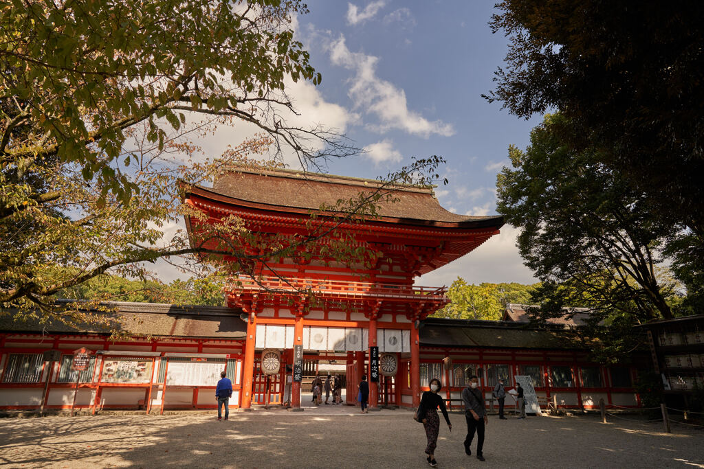 下鴨神社の楼門。