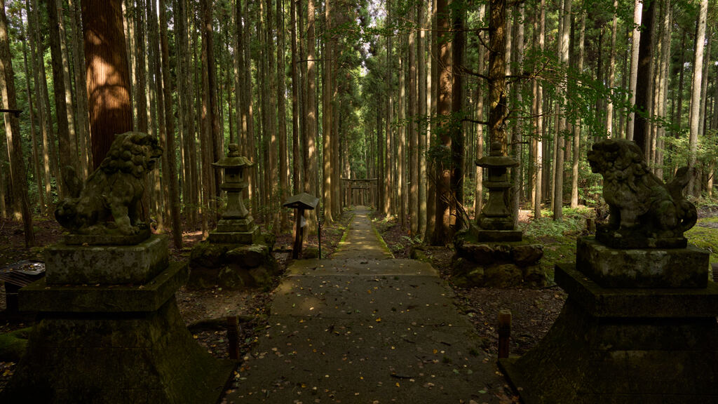 京北の賀茂神社。