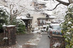 喫茶店、竹情荘。