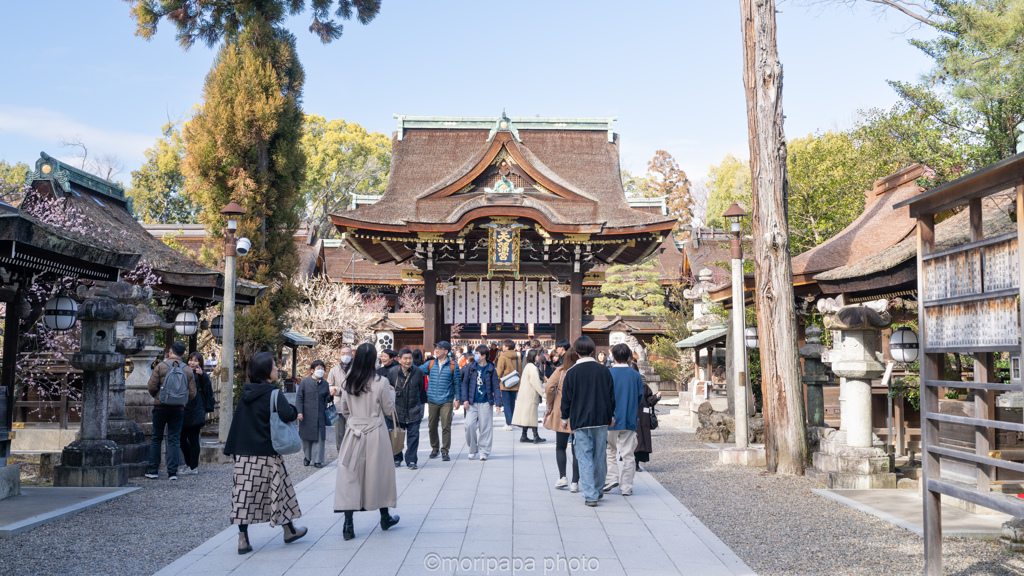 天満宮の春。