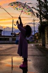 雨上がり