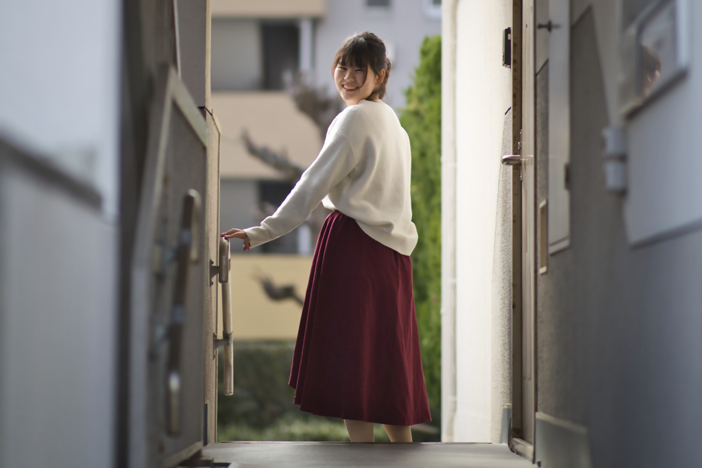 ほんのりとした微笑み