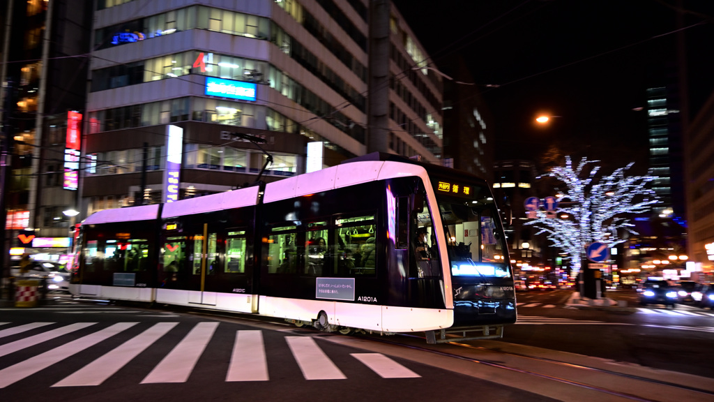 冬の路面市電2