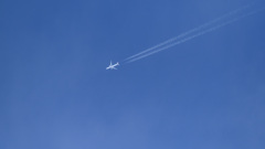 空高く進む