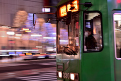 冬の路面電車3