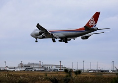 カーゴルクス　小松空港　B747 Boeing 747-8R7F