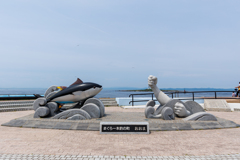 大間岬 石像