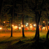 夜のキャンプ場