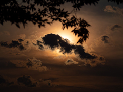 夕暮れの雲　夏の終わり⑩