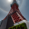 東京タワーの虹の輪(ハロ現象？) 作例３