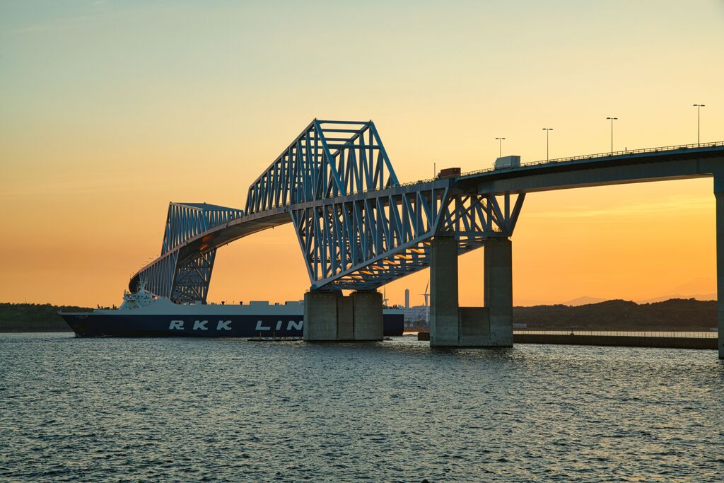 ゲートブリッジの夕景