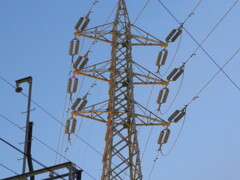 夜中の送電線(EV+3.0)
